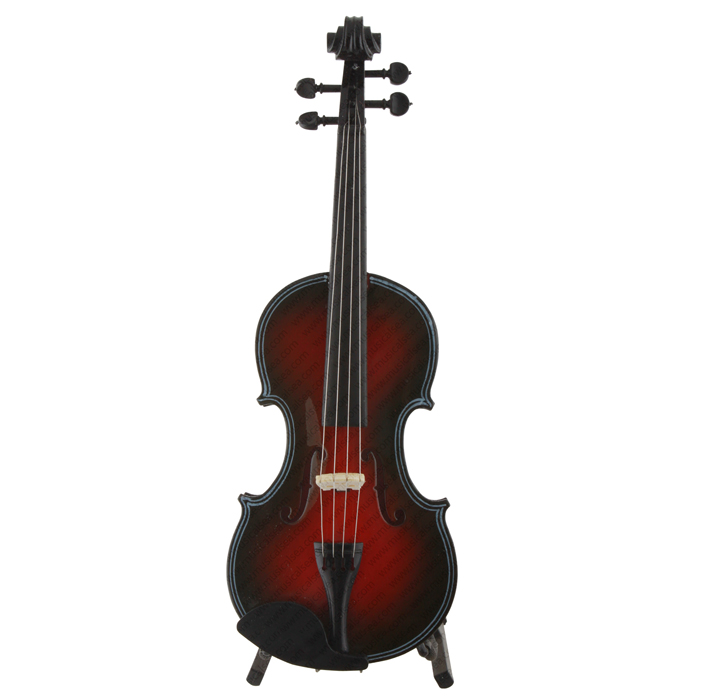 Miniature Black&Red Violin